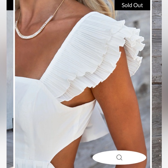 Vici White Dress - Picture 5 of 5